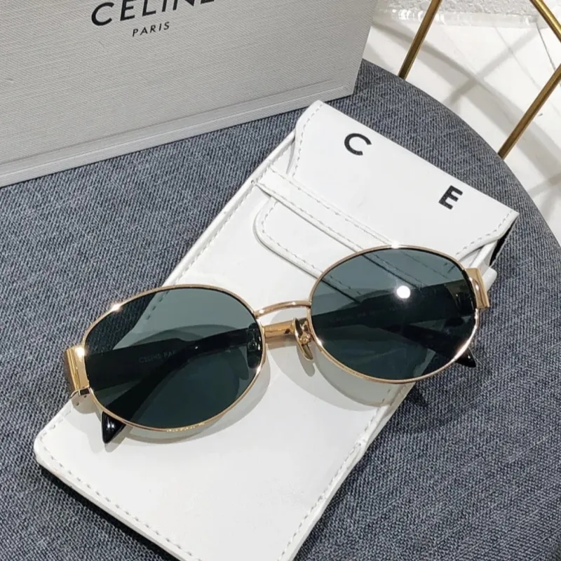 Luxury designer sunglasses Triumphal Arch sunglasses Classic designer glasses Lisa glasses Sunglasses for Women fashionable oval retro mens sunglasses With box