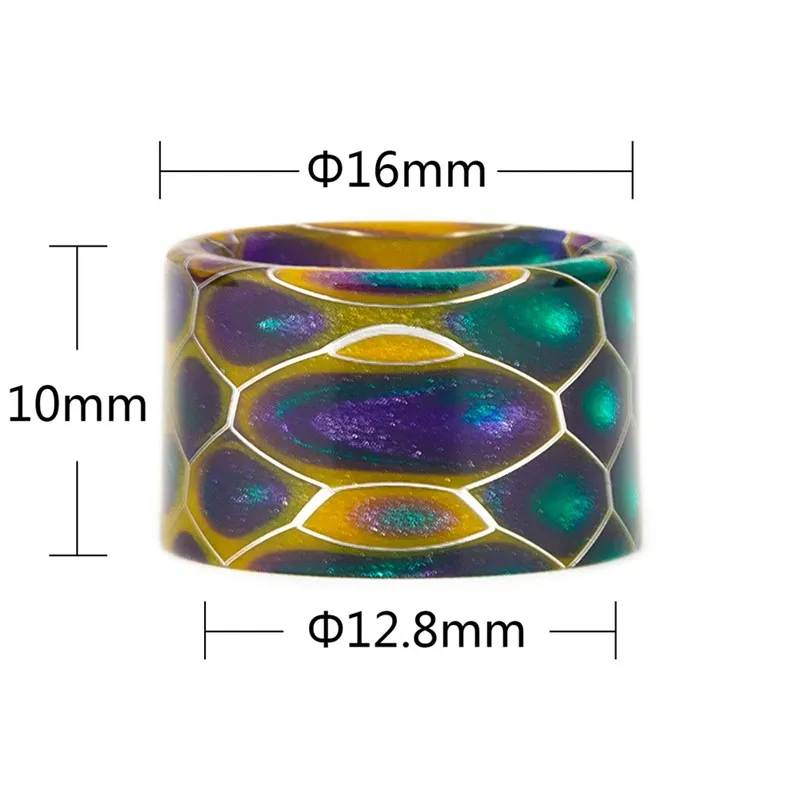 1Pcs Resin DRIP TIP Straw Joint for TFV16 TFV18 Tank Accessories ZZ