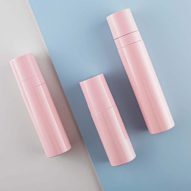 60/80/100ml Refillable Perfume Spray Bottle Empty Cosmetic Containers Pink Atomizer Bottling Women
