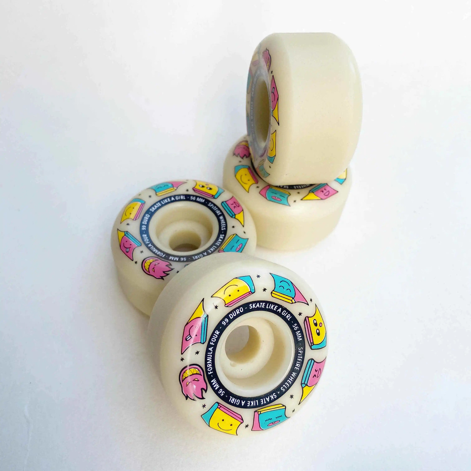 Spitfire wheels imported genuine Spitfire 52mm 101duro 53mm 54mm 56mm 99duro 80HD skateboard wheel for skateboard 240227