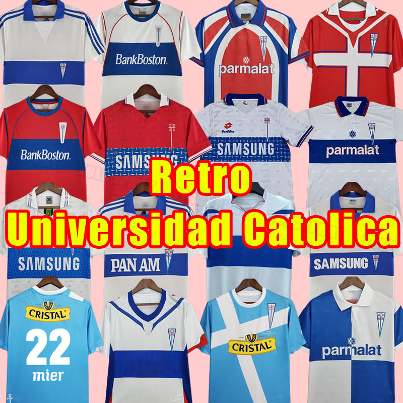 Chile Universidad Catolica Retro Soccer Jerseys 08 09 1984 1987 1988 1993 1996 1998 2002 2010 2011 2011 F. GUTIERREZ MIER MIROSEVIC MENESES Home Away Football Shirt