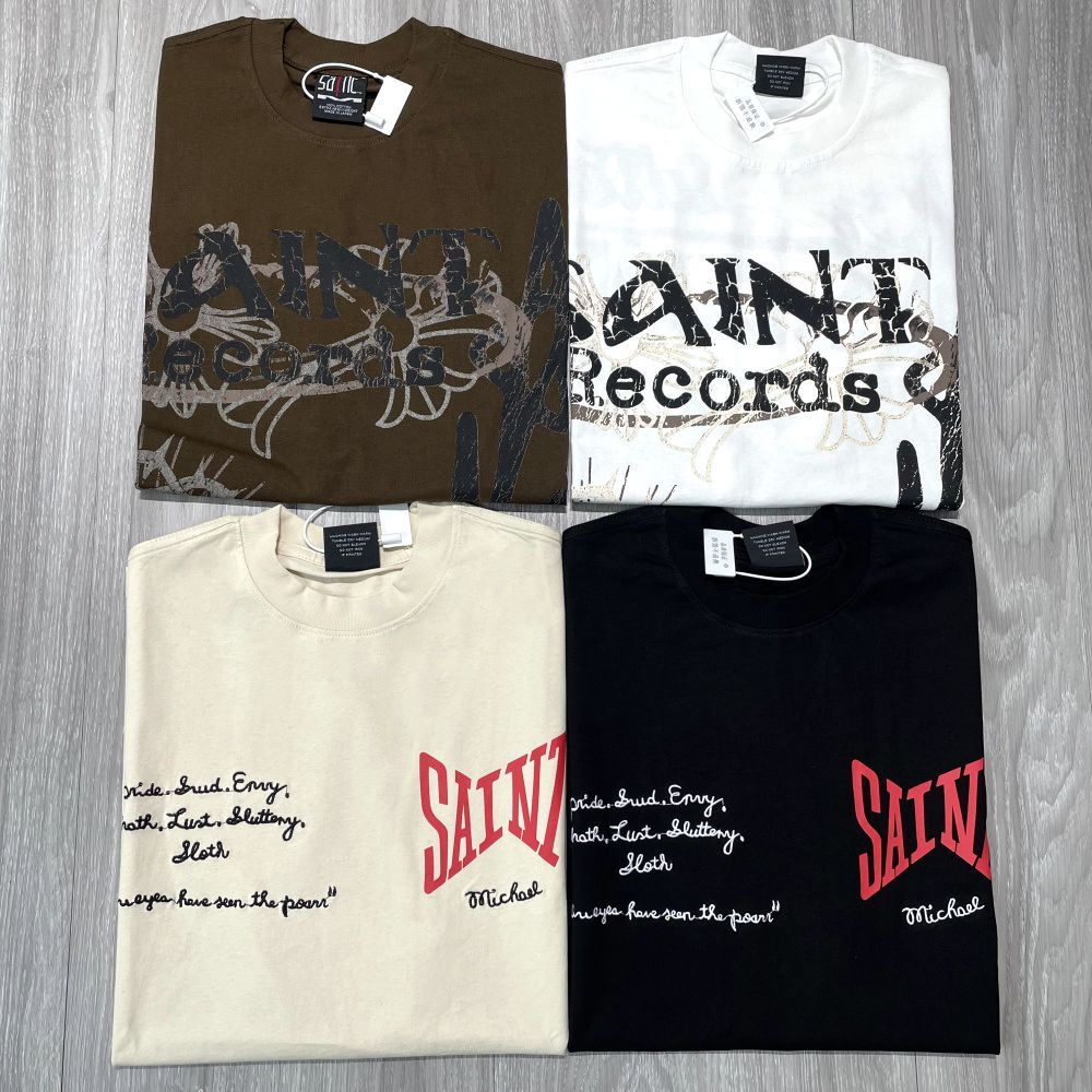 Washed T Shirt Men Women Vintage Heavy Fabric Unisex T-shirt Top Tees 2024SS