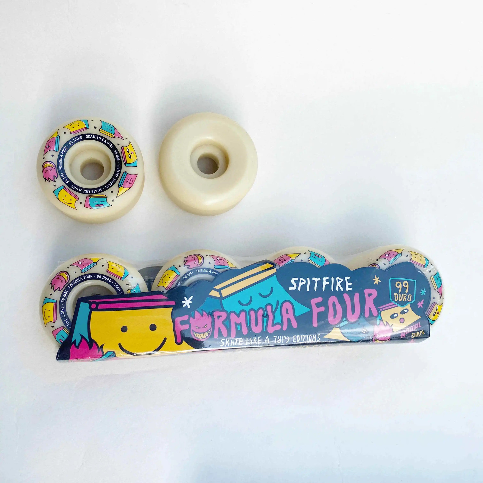 Spitfire wheels imported genuine Spitfire 52mm 101duro 53mm 54mm 56mm 99duro 80HD skateboard wheel for skateboard 240227