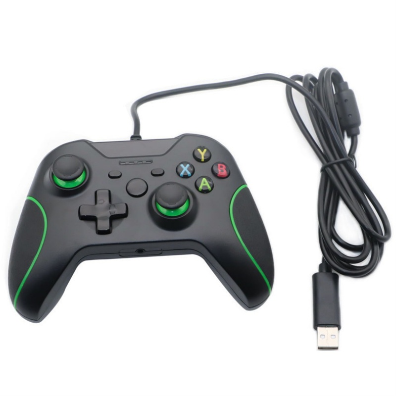 Wired Game Controllers Dual Motor Vibration Gamepad Joysticks Compatible With Xbox Series X/S/Xbox One/Xbox One S/One X/PC With Retail Packaging Drops