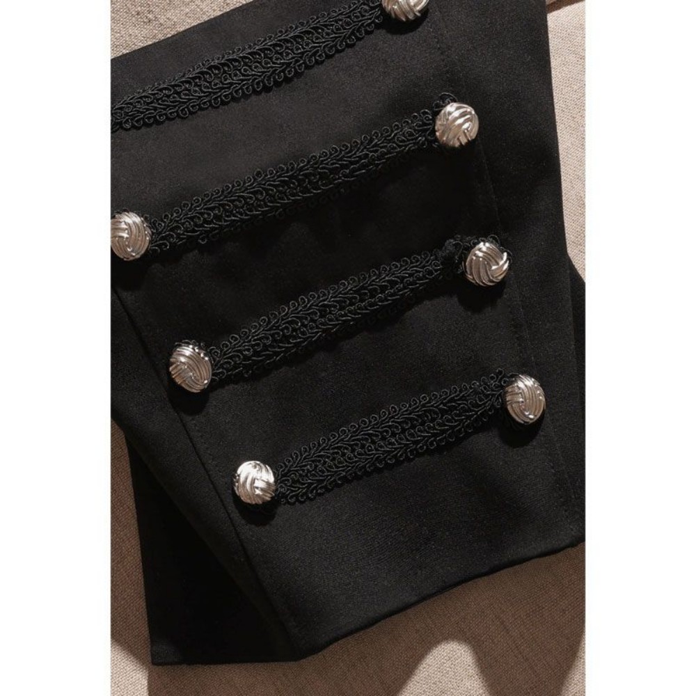 Womens summer new design padded double breasted royal style tube top off shoulder tanks camis SMLXLXXL