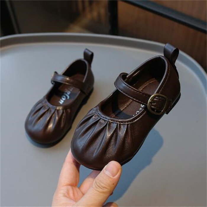 New Fashion Girls Dress Shoes Spring Summer kids Sneakers Toddler Baby Sandals Childrens Casual Flats Shoe Princess Leather Shoes