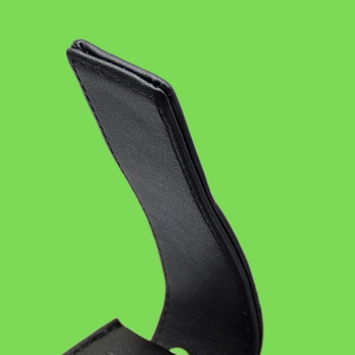 high quality Black Leather Pen Bag office stationery Fashion pencil case for single pen1961649