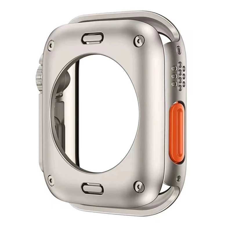 360 Full Waterproof Case For Apple Watch Ultra 2 9 7 8 45mm 41mm 49mm 44mm 40mm Glass Screen Protector Cover Case Bumper iWatch 4 5 SE 6