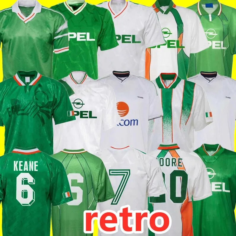 2002 1994 Ireland retro soccer jerseys 1990 1992 1996 1997 home classic vintage Irish McGRATH Duff Keane ALDRIDGE STAUNTON HOUGHTON McATEER football shirt