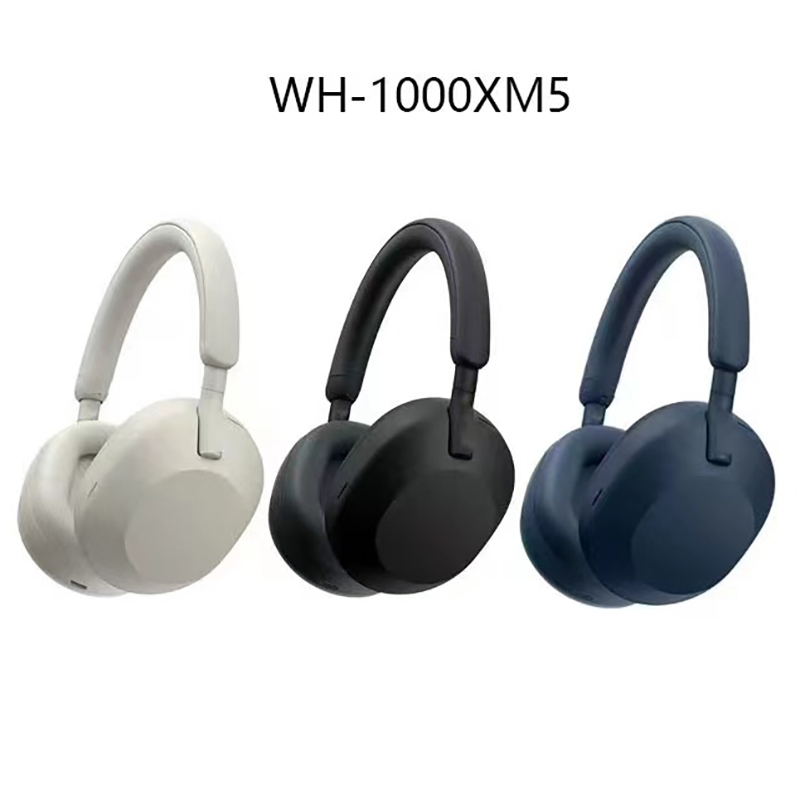 2024 New Sony Wh-1000Xm5 Headband Black Bluetooth Earphones True Stereo Wireless Headphones Wholesale Factory Smart HD For Noise Cancelling Processor