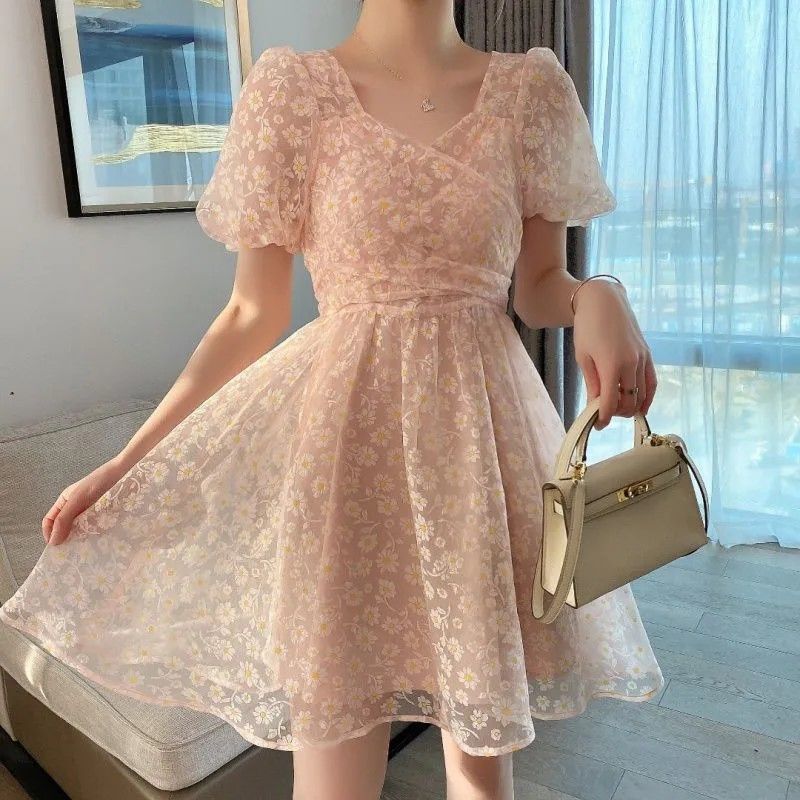 New Chinese style improved version of the three quarter sleeved dress for women in early autumn with a new sense of temperament and a waist length ski