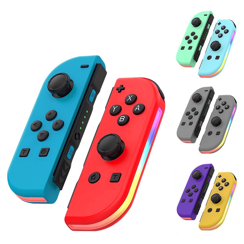 Wireless Bluetooth Pro Gamepad Joystick For Nintendo Switch Console/NS Wireless Handle Joy-Con Left and Right Handle Switch Game Controllers With Reta