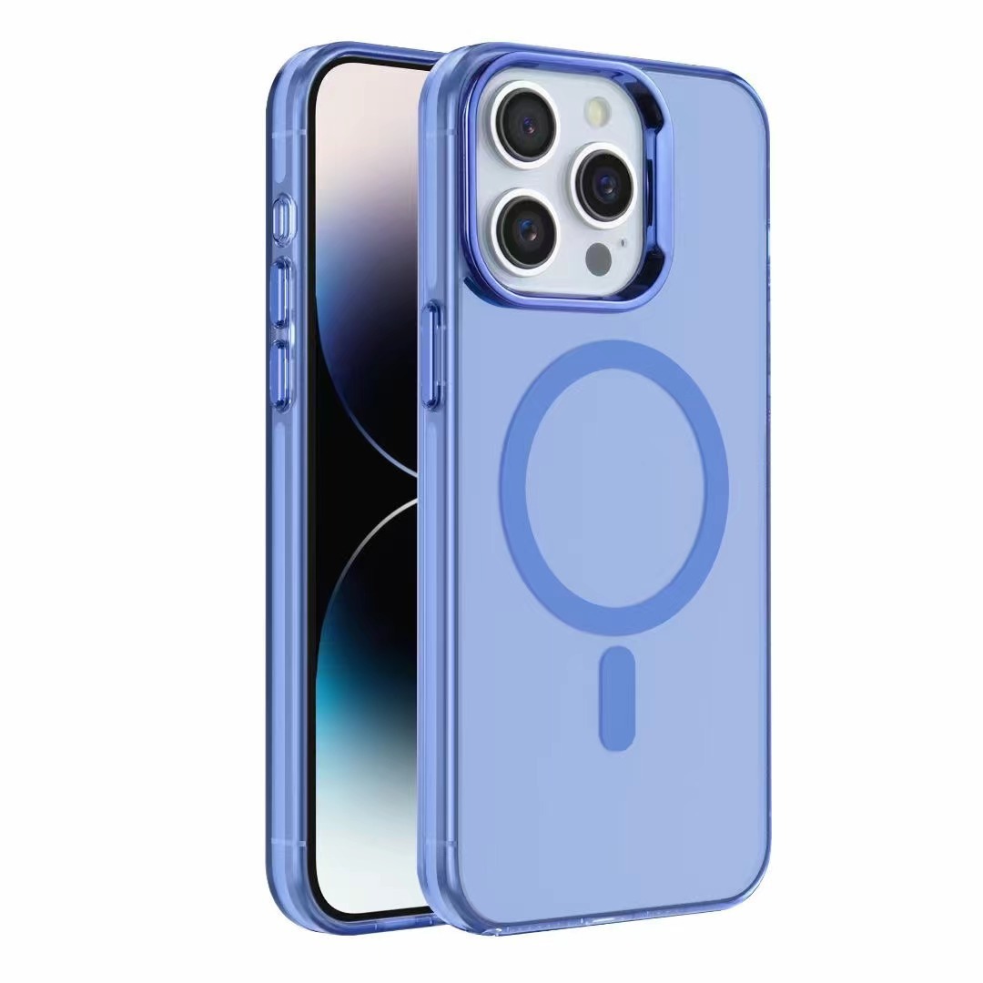 Luxury IMD Plating Acrylic Magnetic For Magsafe Wireless Charge Case For iPhone 17 16e 16 15 14 Plus 13 12 11 Pro Max XR X Metal Camera Shockproof Sof