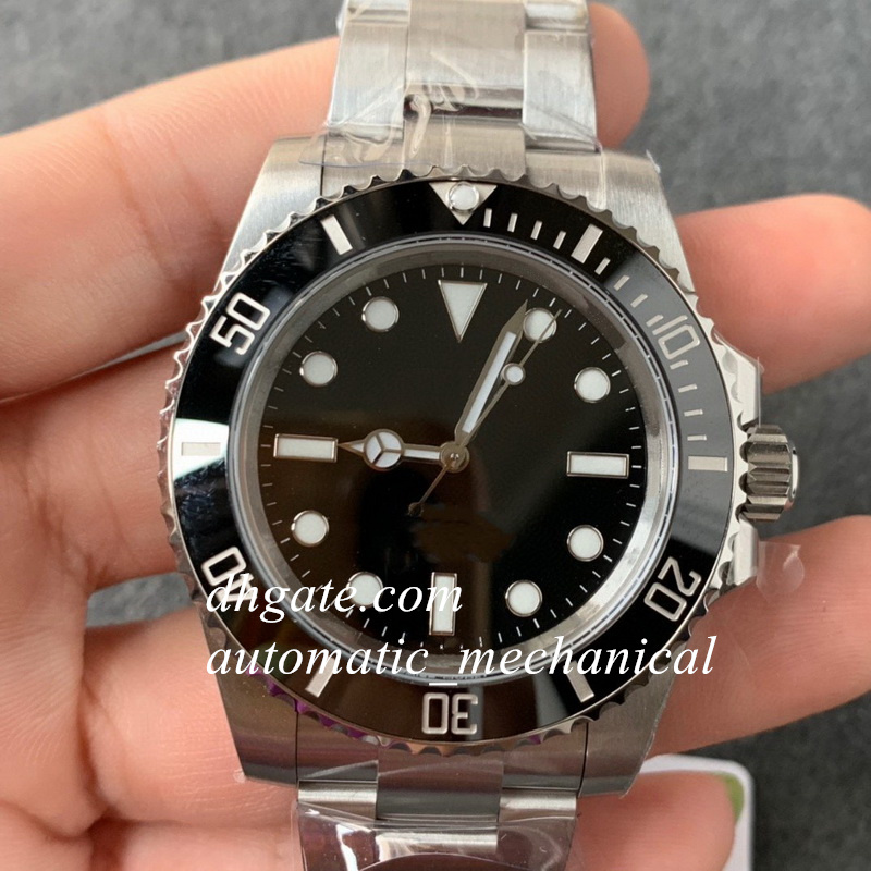 VS factory Mens Watch 40mm Cal 3130 Movement Classic No Date 114060 904L Stainless Steel Ceramic Bezel Waterproof Super Version Eta Designer Wristwatch