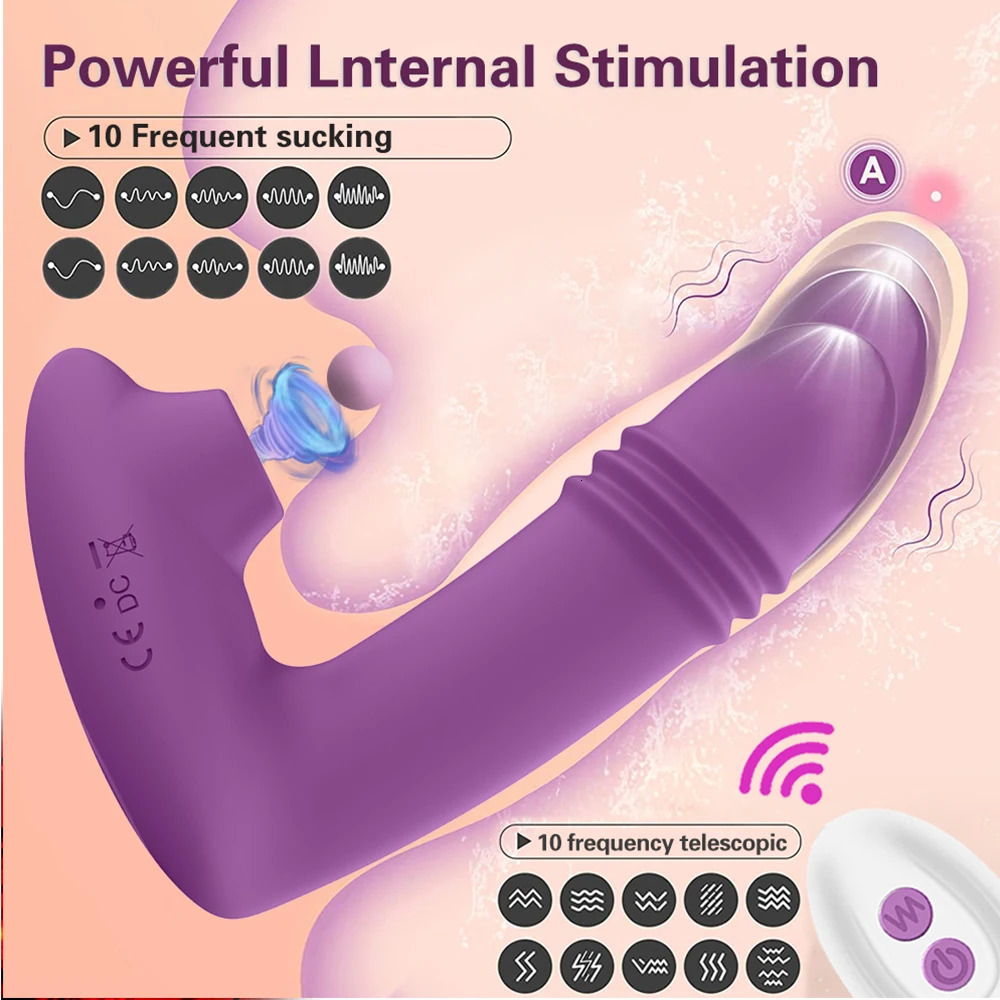 Wireless Thrusting Dildo Vibrator Female Remote Control for Women G Spot Clitoris Stimulator Sex Toys Erotic Goods For Adults 18 240307
