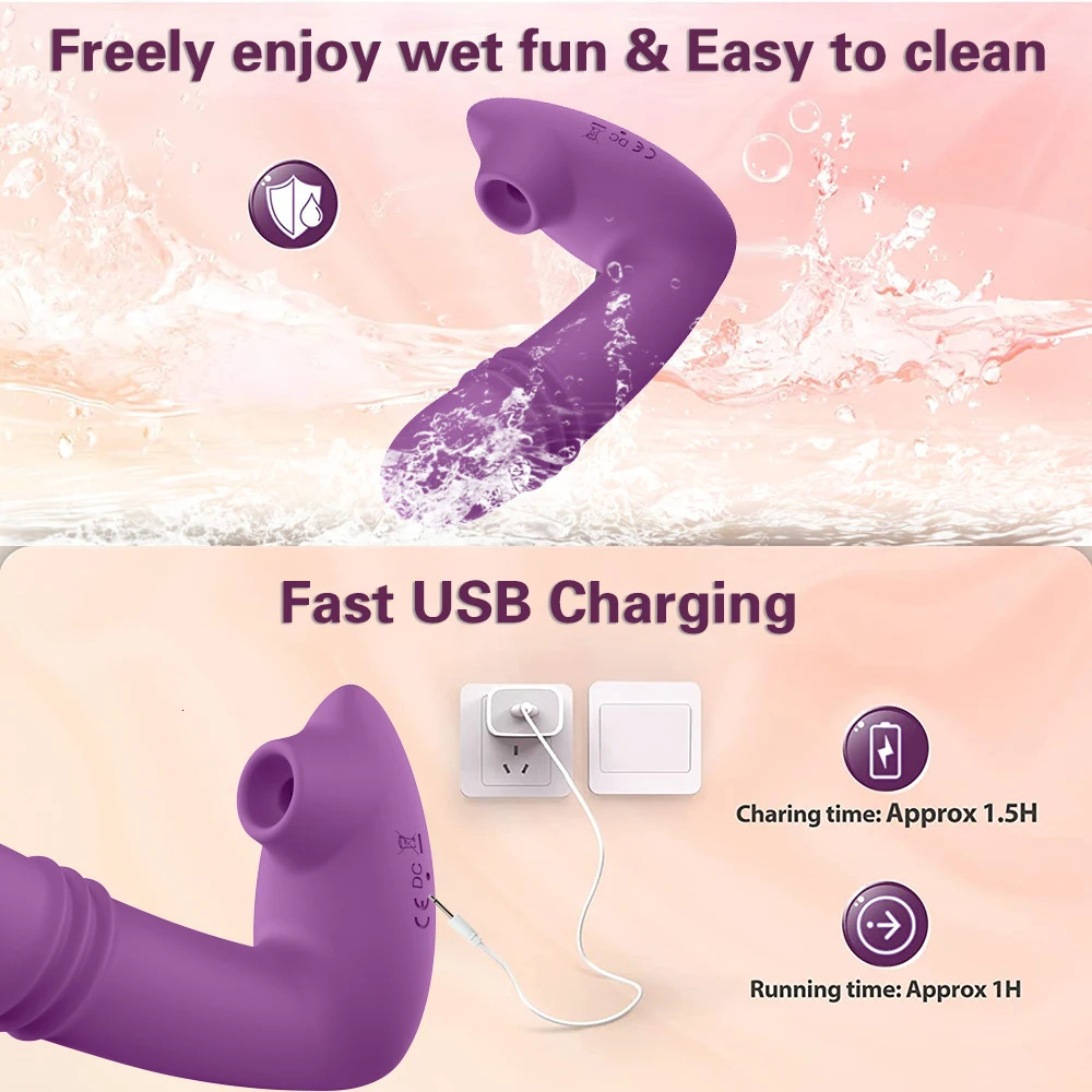 Wireless Thrusting Dildo Vibrator Female Remote Control for Women G Spot Clitoris Stimulator Sex Toys Erotic Goods For Adults 18 240307