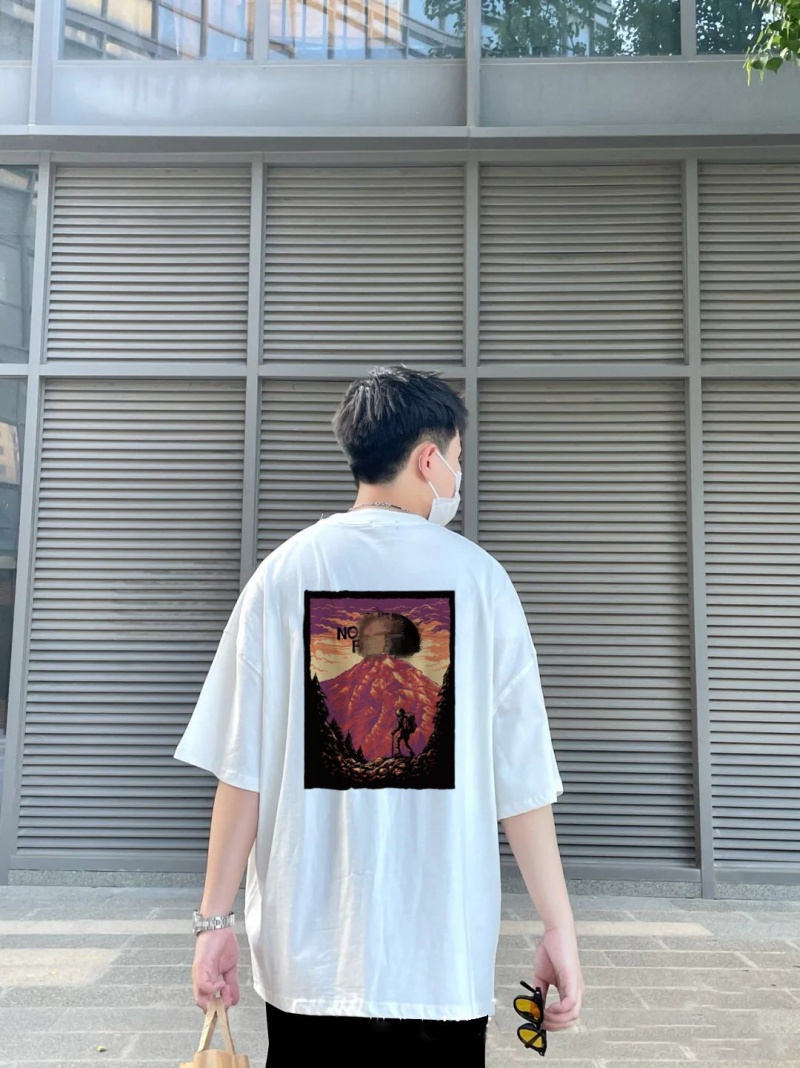 2024 Men T-shirt Male Sports Casual T Shirt Blouses Loose Half Sleeve Summer Tee Tops Men's Clothing Short Sleeve