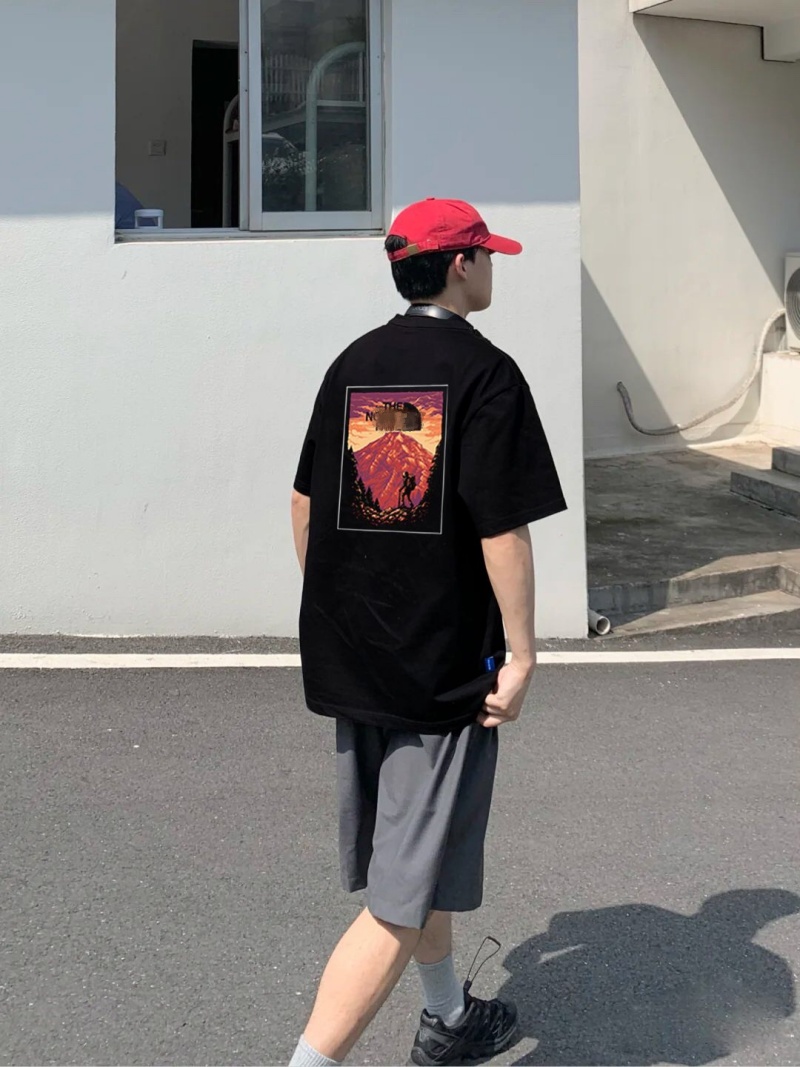 2024 Men T-shirt Male Sports Casual T Shirt Blouses Loose Half Sleeve Summer Tee Tops Men's Clothing Short Sleeve