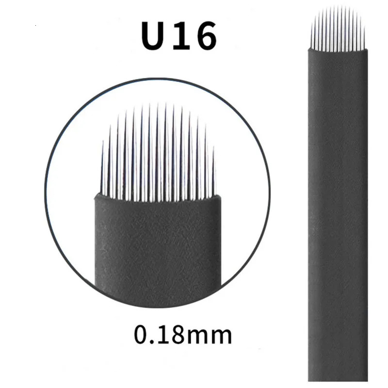 Extremely Thin 0.18mm Nano blades microblading needles Permanent Makeup Eyebrow Tattoo Needle Blade Microblade 3D Embroidery 240226