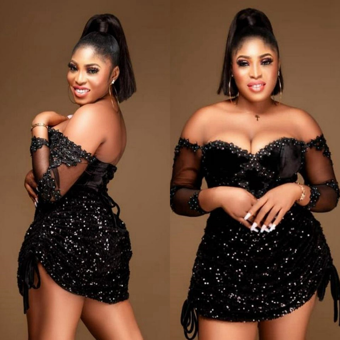 2024 Black Aso Ebi Plus Size Cocktail Dresses Short Prom Dresses Off Shoulder Sequined Lace Mini Short Graduation Dress for African Black Girls Birthd