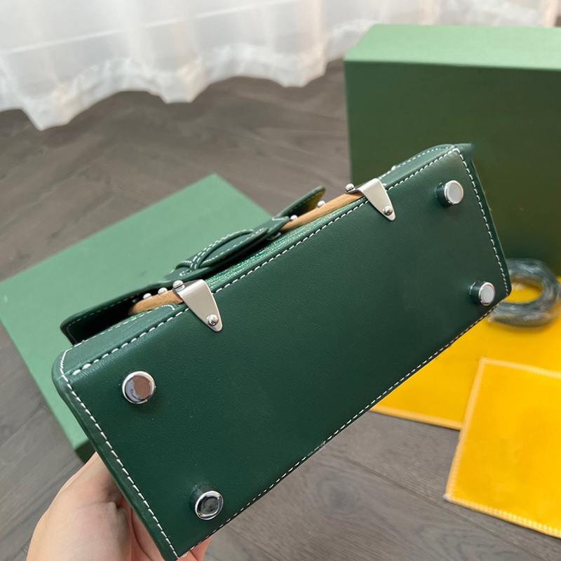 goy handbag designer Summer Two styles Classic Genuine Leather Wood CrossBody flap Women Clutch Hobo pochette Totes hand bag MM Black bag