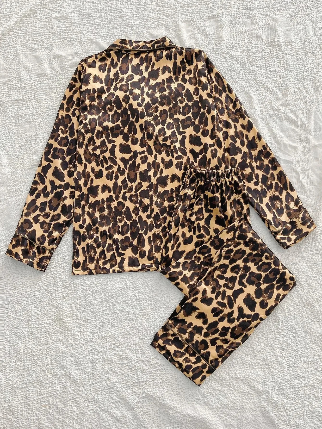 Long Trousers Pjamas for Women Home Wear Suit Multi Colors Satin Cardigan Shirt Tops with Pants Pijamas De Mujer 240226