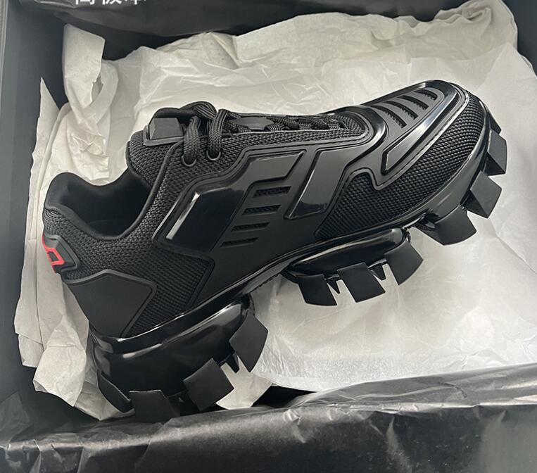 Designer Casual Shoes 19fw Symphony Black White Sneakers Capsule Series Shoes Lates pr Cloudbust Thunder Trainers Rubber Low Top Platform Sneaker