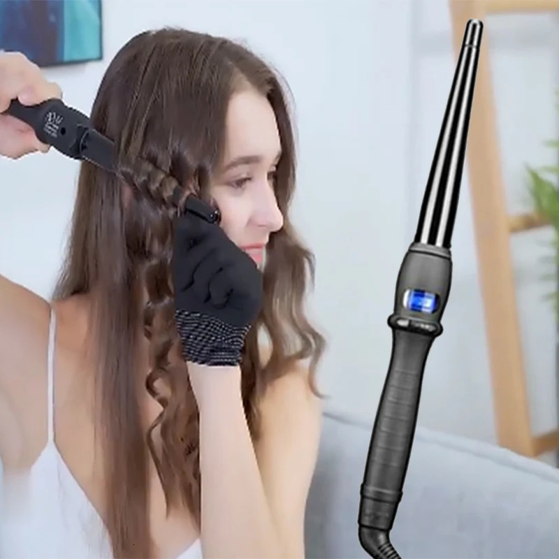 Ceramic Styling Tools professional Hair Curling Iron waver Pear Flower Cone Electric Curler Roller Wand X251027