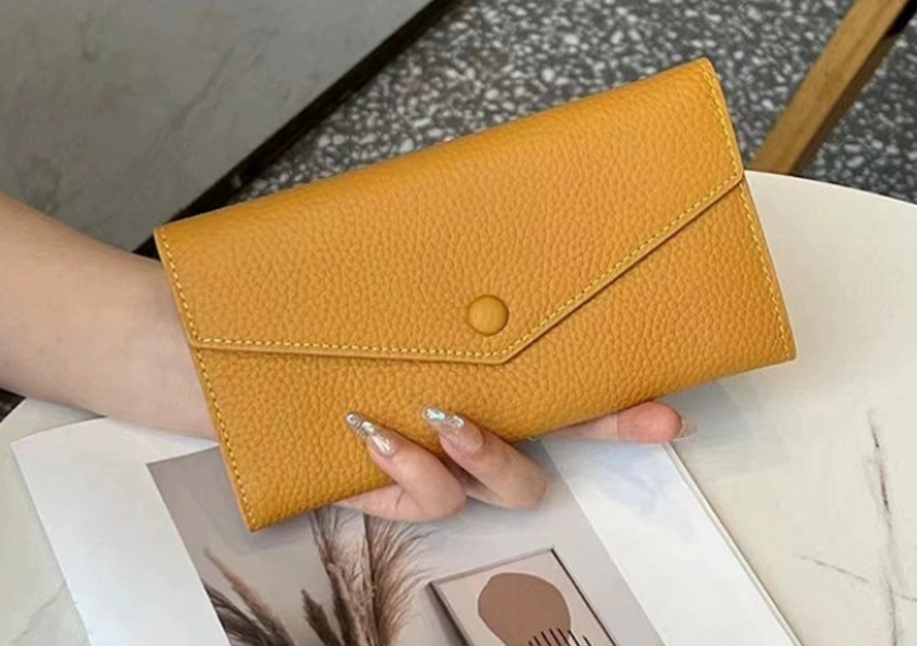 Ladies mens credit coin wallets envelope style wallet leather canvas with delicate unique internal design featuring various pockets and credit card sl