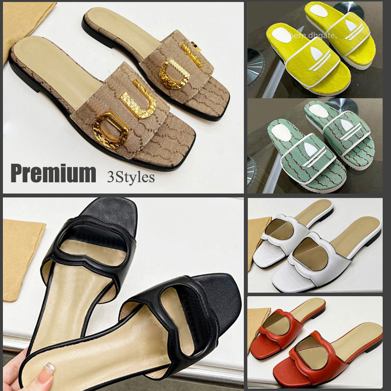 Premium Quality Fashion Leather Women's Slippers and Thick Soled Suede Slides for Women