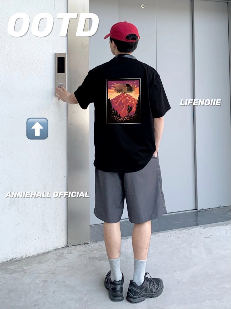 2024 Men T-shirt Male Sports Casual T Shirt Blouses Loose Half Sleeve Summer Tee Tops Men's Clothing Short Sleeve