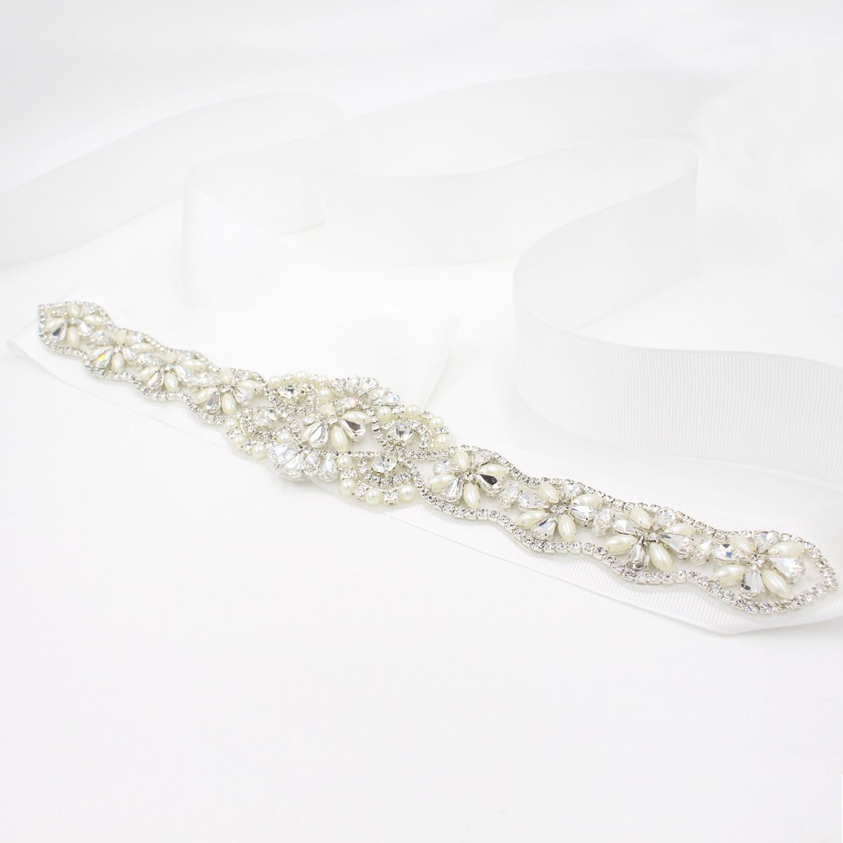 2024 Wedding Sashes Bridal Belts Wedding Accessories with Sparkling Shining Crystal Beads