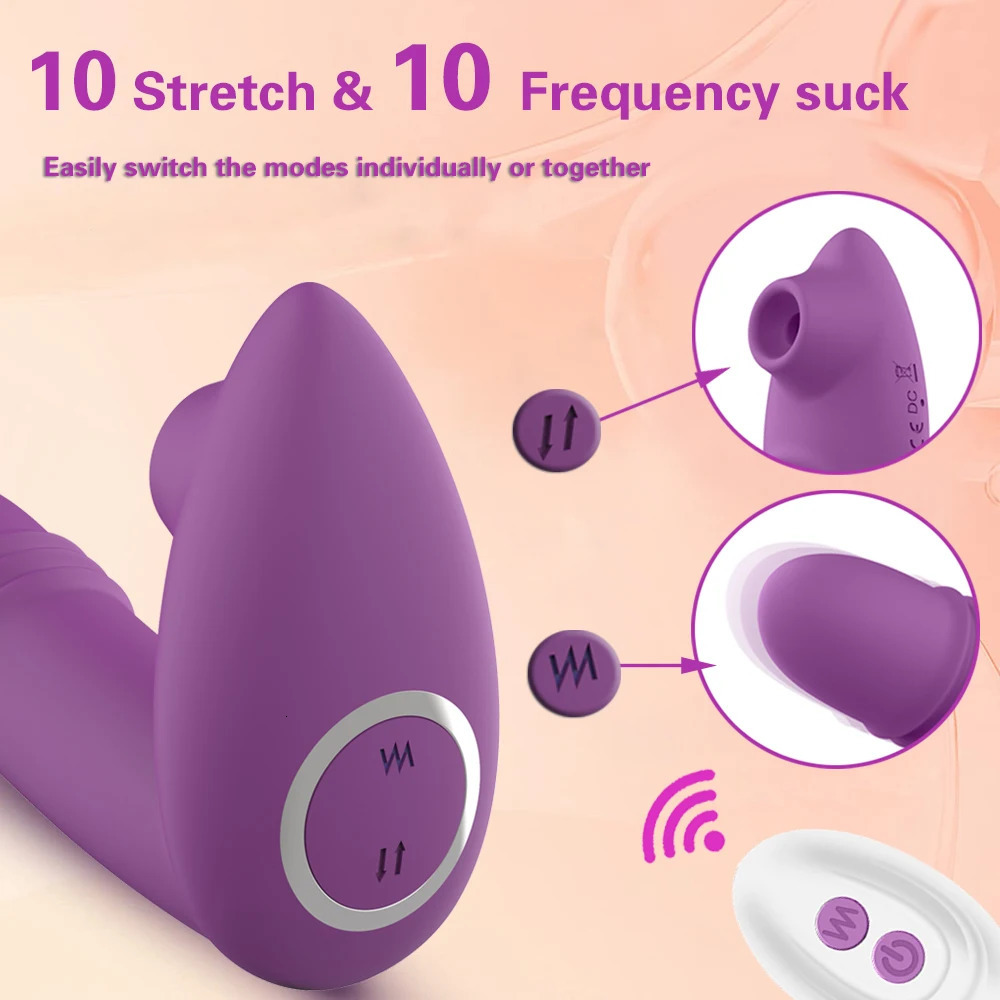 Wireless Thrusting Dildo Vibrator Female Remote Control for Women G Spot Clitoris Stimulator Sex Toys Erotic Goods For Adults 18 240307