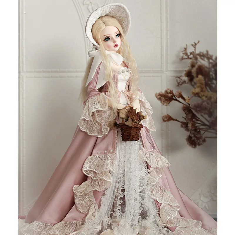 arrival BJD Dolls 14 Princess Minifee Liria court costume fullset with make up open and close eyes doll 240304