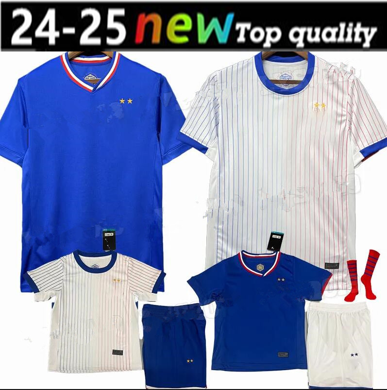 2024 Euro Cup French Home jersey MBAPPE soccer jerseys DEMBELE COMAN SALIBA KANTE Maillot de foot equipe Maillots GRIEZMANN kids kit Men Fans player football shirt