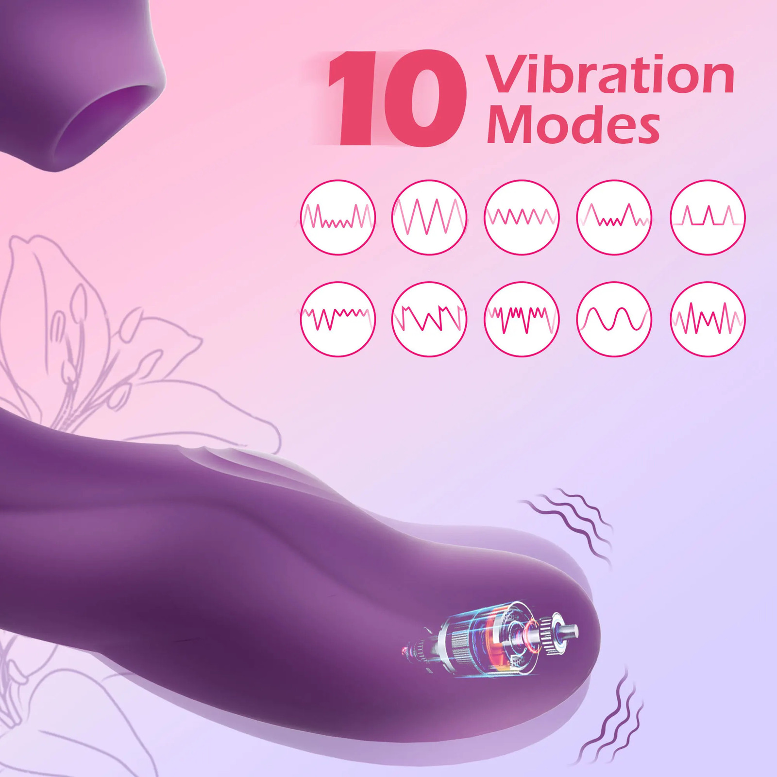 Kushor 3 in 1 Clitoral Sucking Vibrator Female For Women Clit Clitoris Sucker Tongue Licking Dildo Adults Goods Sex Toys Female 240307