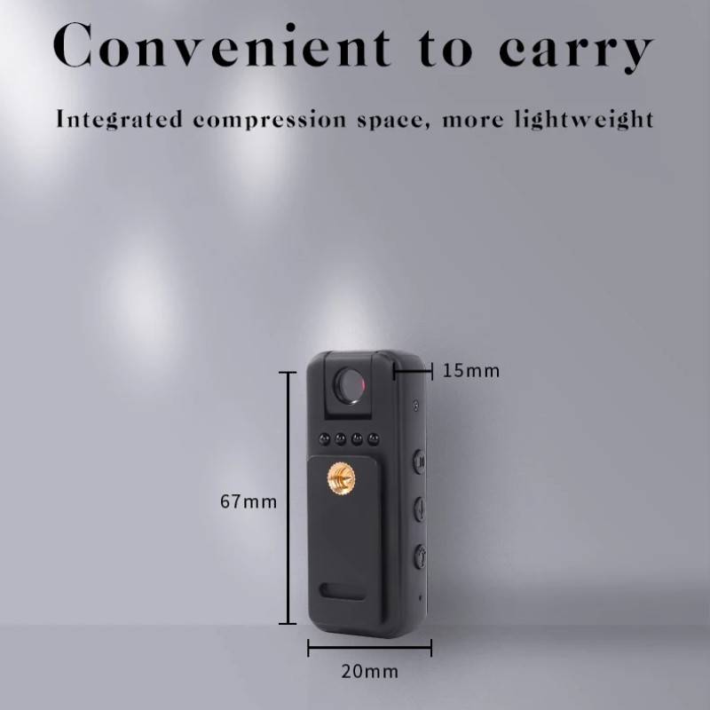 Action Camera HD 1080P Camera Recording All-in-one Infrared Night Vision Wireless Camera Rotating 180 degree Lens Camera