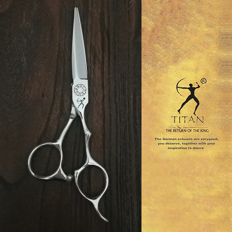 Titan Hair Scissors Thinning Barber Cutting Hair Shears Scissor Tools Hairdressing Scissors 4.5inch 5.0inch 5.5inch240227