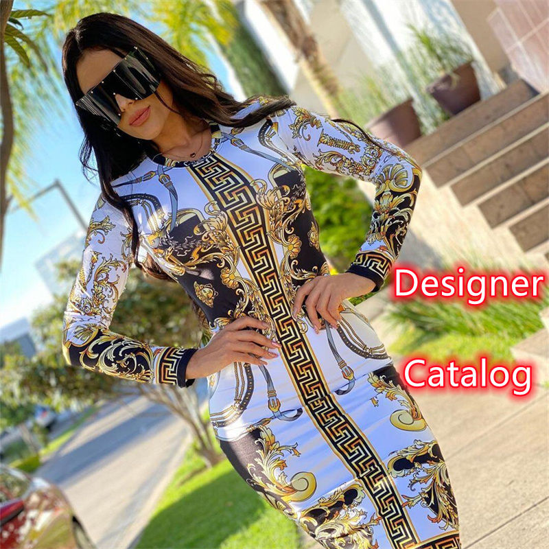 Women's Summer Printed Two-Piece Tracksuit with Lettering Three Color Options Design