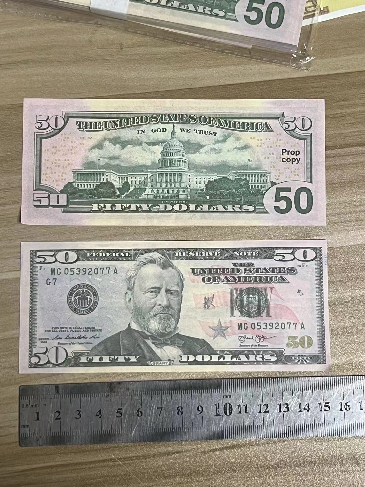 prop money, spray gun currency, halloween decorations, holiday party supplies, counterfeit currency, movie prop money, birthday party toys a0c