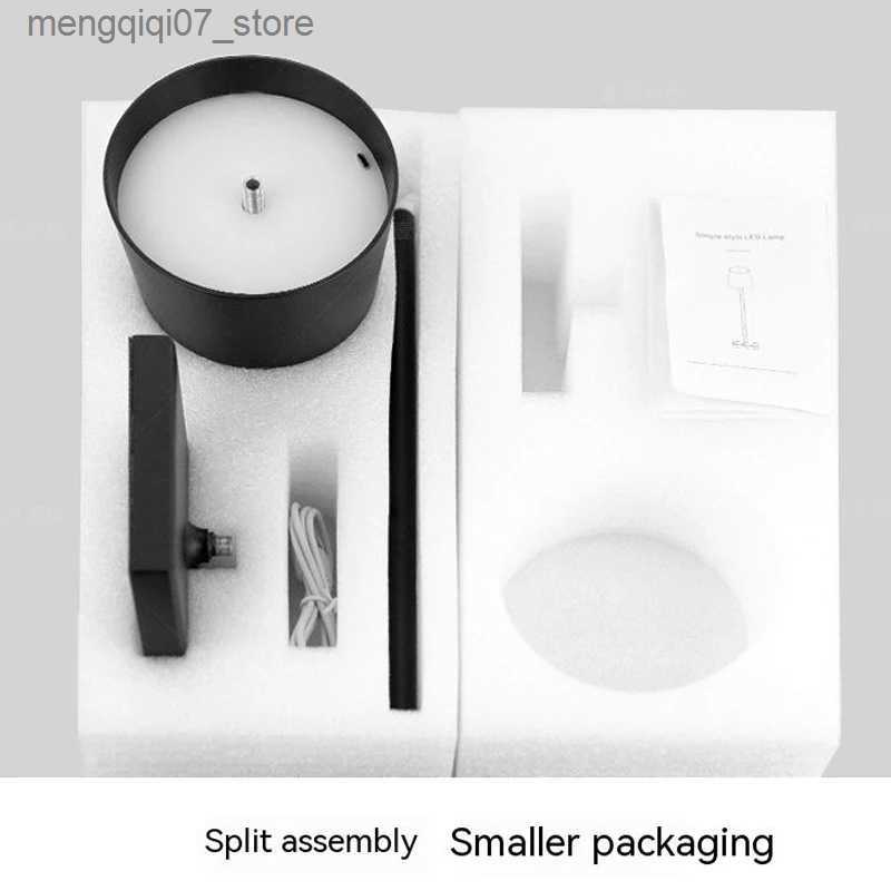 Lamps Shades Cordless Table Lamp Dimmable Bedside Lamp Restaurant Atmosphere Lighting for Indoor and Outdoor Metallic Black L240311