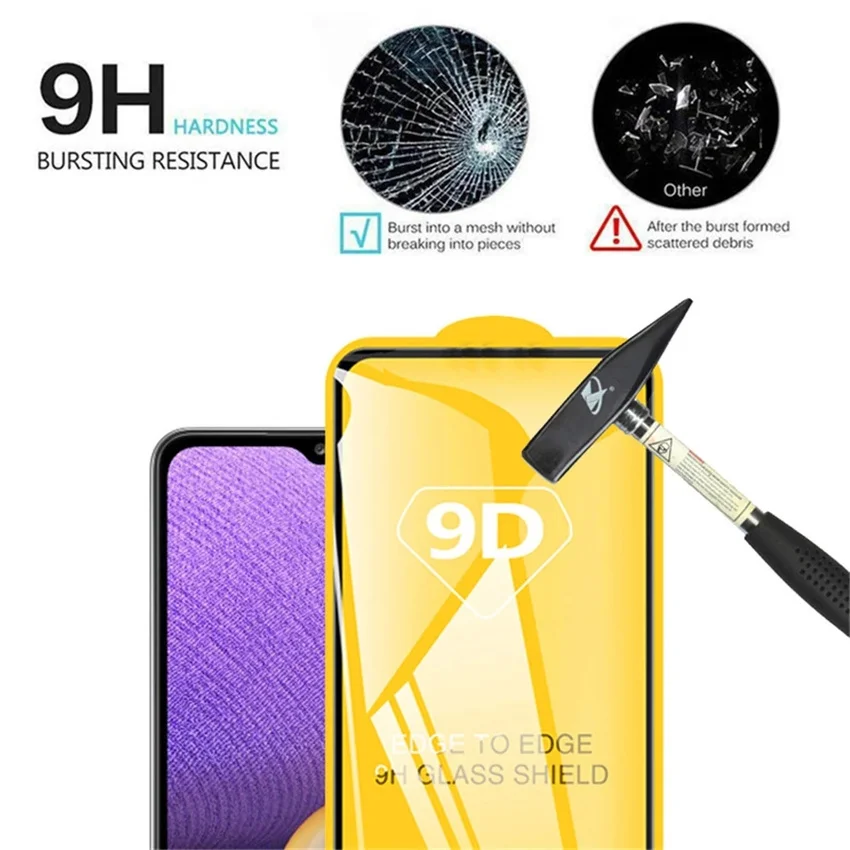 3Pack 9D Screen Protector For Xiaomi Redmi 14R 14C 13 13C 12 12C 10C 10S 9A 9C 9T Mi 14 13 14T 13T 12T 11T Pro 11I 11Lite 12Lite Full Cover Clear Temp