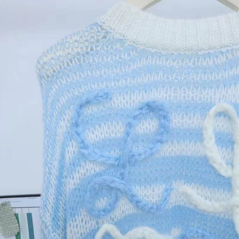 Spring Womens Sweaters Designer Sweater Women Casual Round Neck Knitted Tops High End Letters Jacquard Knitwear