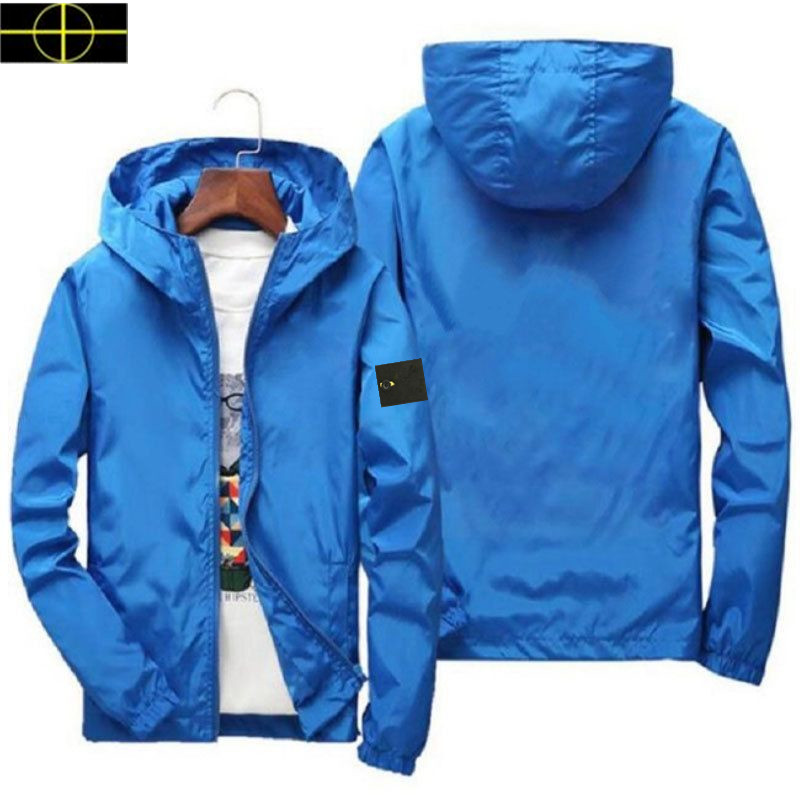 stone jacket coat Jackets Fashionable Men's Trench Hoodie Outdoor Hip Hop Streetwear Spring Autumn Sports Hoodie Casual Outerwear