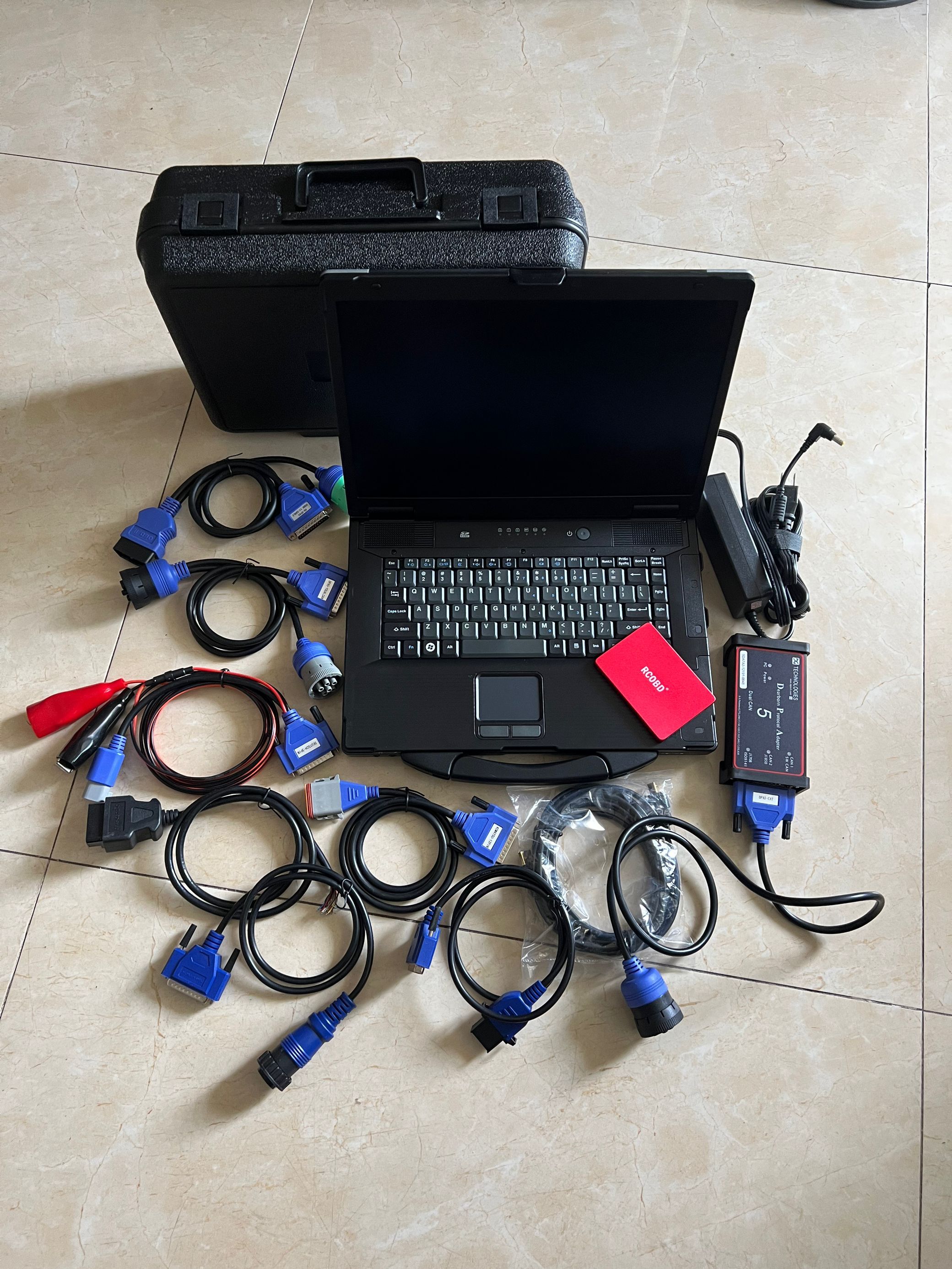 Auto diagnositc tool DPA5 Dearborn Protocol Adapter 5 Heavy Duty Truck Scanner With Cf52 i5 Lpatop Ready Use