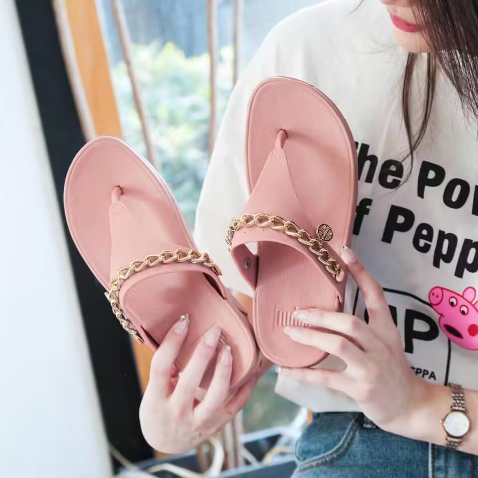 Summer Women's Platform Slippers High Quality Comfortable Soft Home Non-Slip Outdoor Beautiful Leisure Shopping Sandals