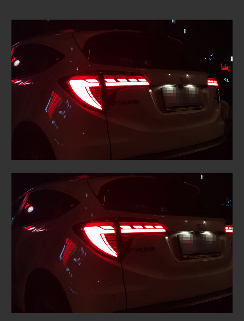 Car Styling for Honda HR-V 2014-20 19 HRV Vezel Tail Lights DRL Turn Signal Brake Light Fog Light Reversing Light