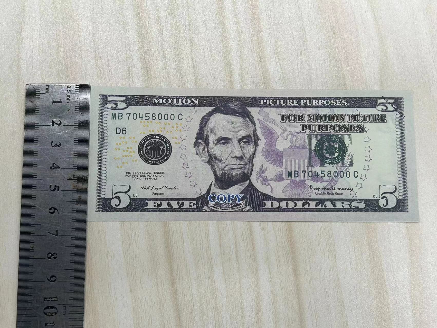 Realistic Copy Money Paper Bills for Parties - US 2024 Props (Pack of 100) dh5727163