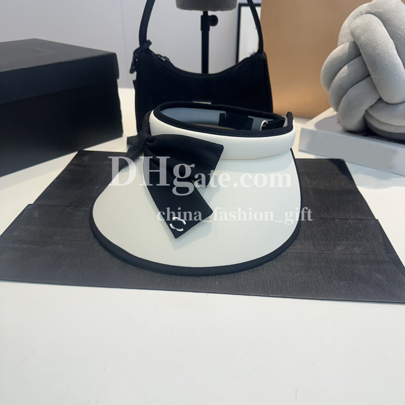 Summer Beach Hat Empty Top Seaside Sunscreen Hat Female Vacation Travel Big Brim Hat Bow Hat Fashion Hair Hoop Sun Hat