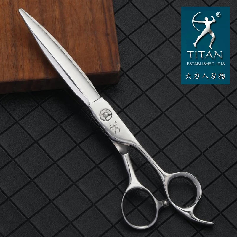 TITANProfessional hairdressing scissors 7 inch cutting scissors vg10 japanstainless steel salon barber tool240227